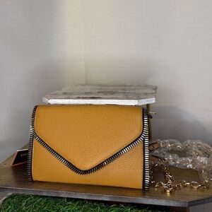 Diophy Stylish Mustard Yellow Crossbody Bag NWT